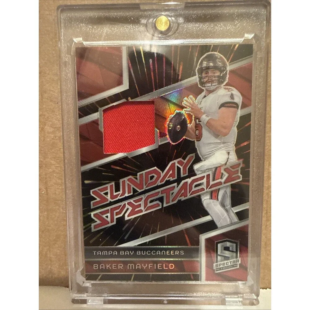 2024 Spectra Sunday Spectacle Baker Mayfield Patch SS-BMD /75 🔥💥🔥